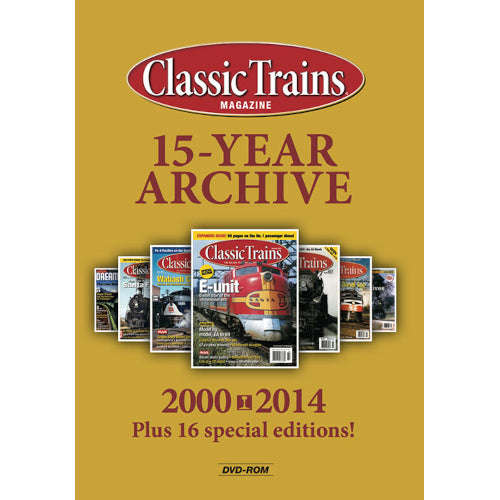 Classic Trains 15-Year Archive 2000-2014 on DVD-ROM