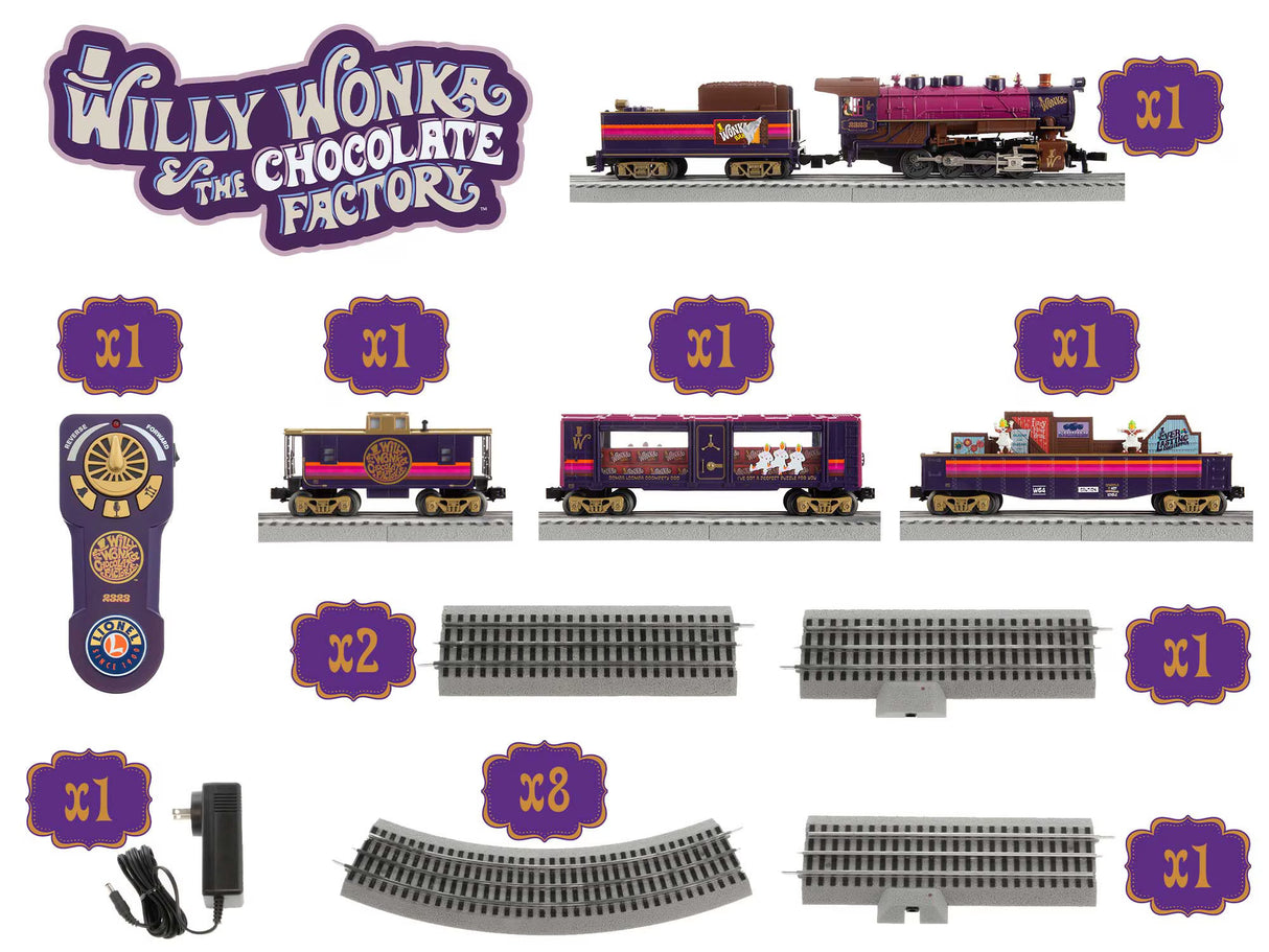 Lionel® Willy Wonka & The Chocolate Factory LionChief Bluetooth 5.0 Set