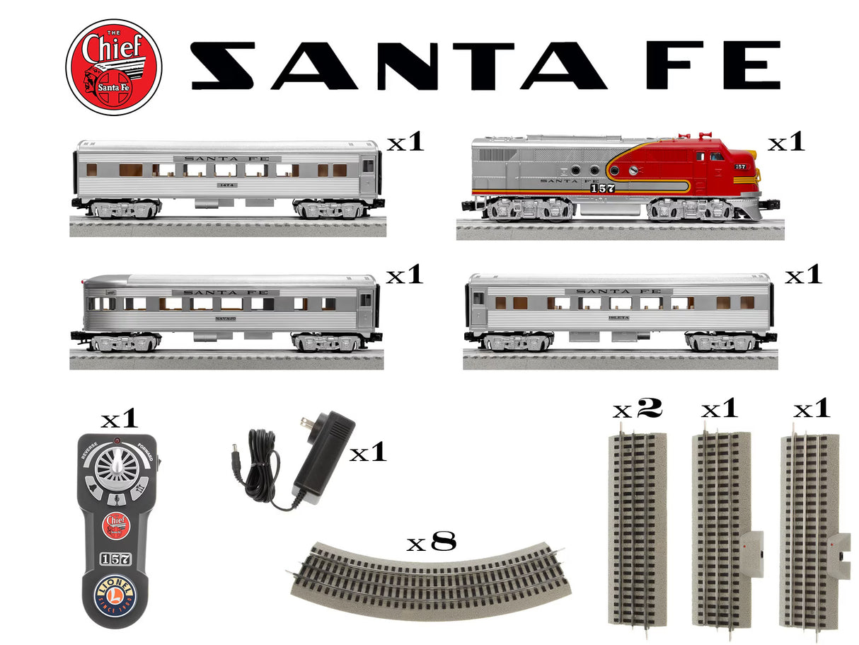 Lionel® Santa Fe Super Chief LionChief Set with Bluetooth 5.0