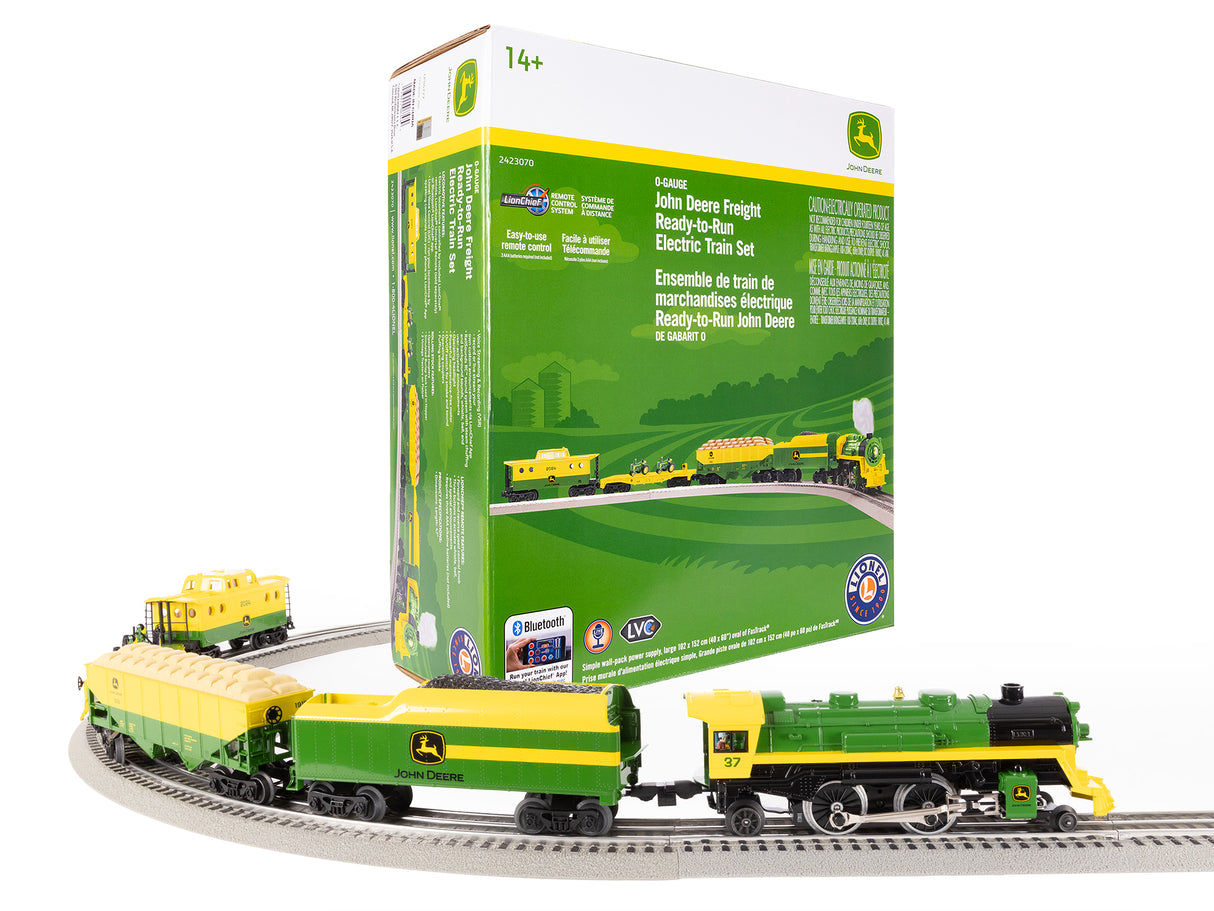 Lionel®  John Deere Steam Freight LionChief Bluetooth 5.0 Set