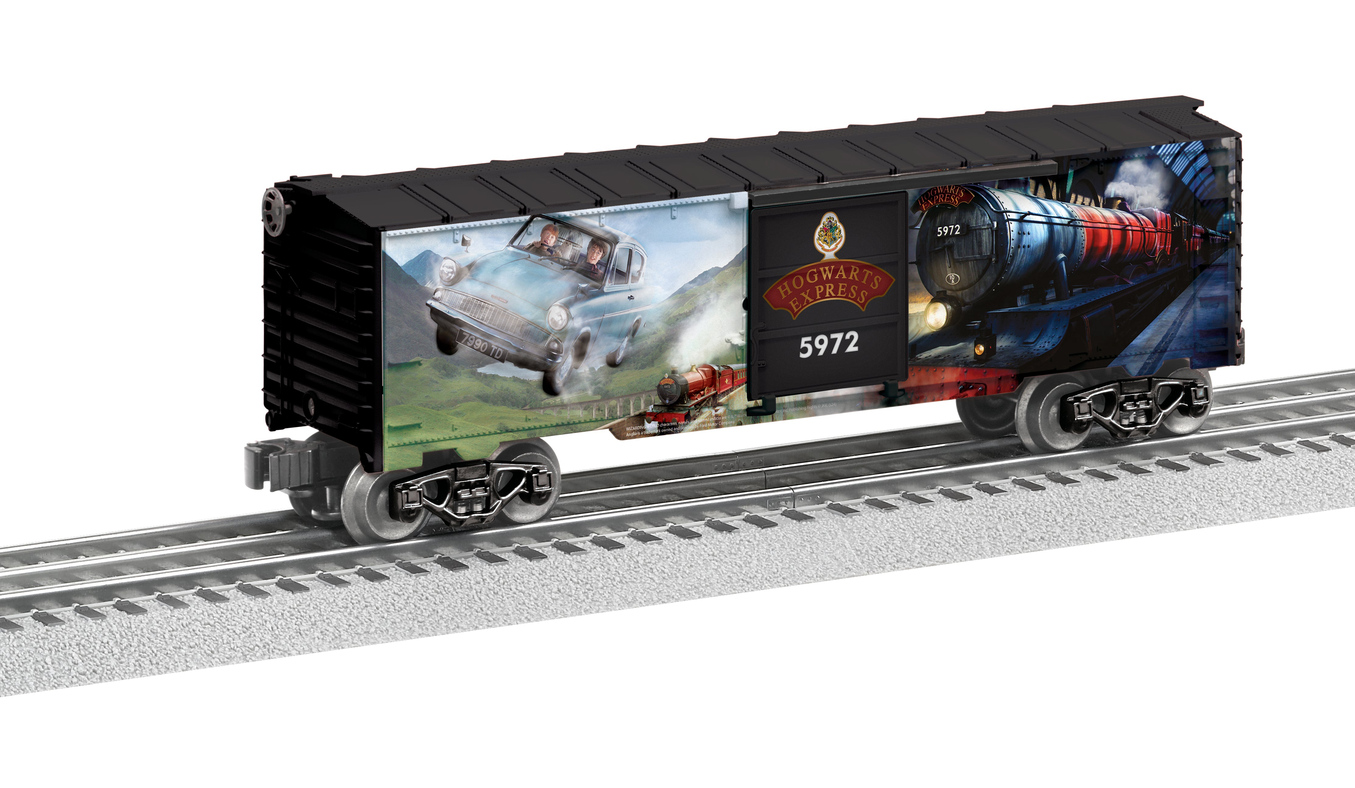 フランク&アイリーン × トーマスメイソン｜LUKE ボーダー イタリア製 Lionel® Harry Potter Hogwarts Express Boxcar #5972 – Trains.com Store