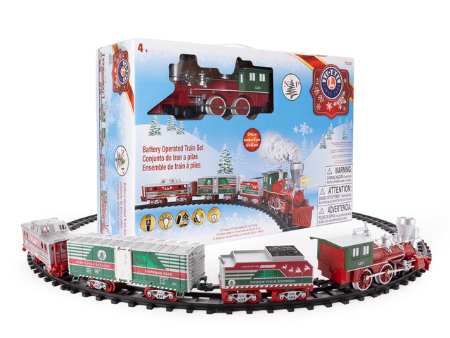 Lionel® North Pole Central Battery Operated O- Gauge Train Set