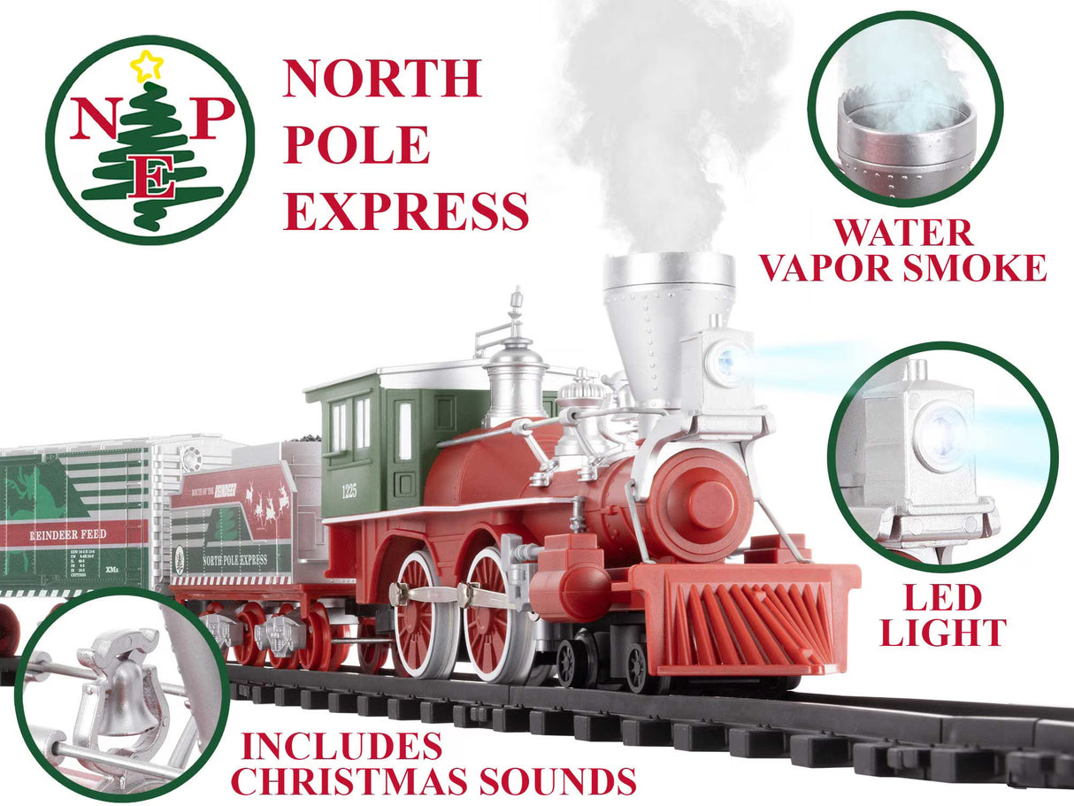 Lionel® North Pole Central Battery Operated O-Gauge Train Set