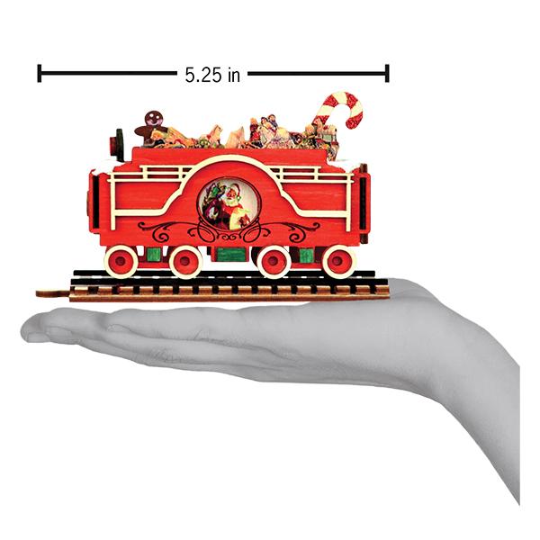 Santa's North Pole Express Tender Ornament
