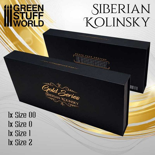 Premium Kolinsky Brush Set - Gold Series