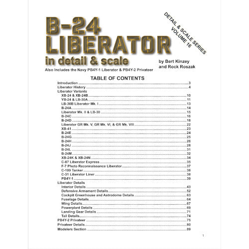 B-24 Liberator in Detail & Scale