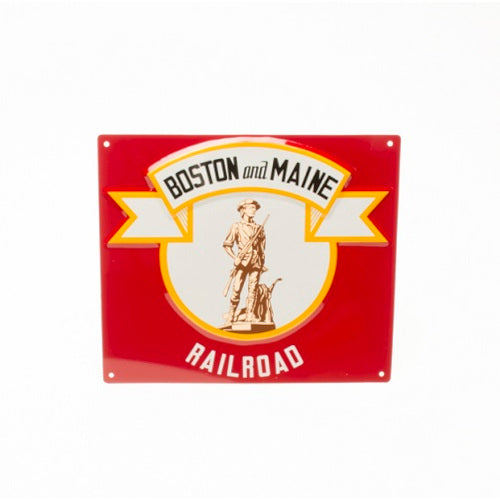 Boston & Maine Metal Sign