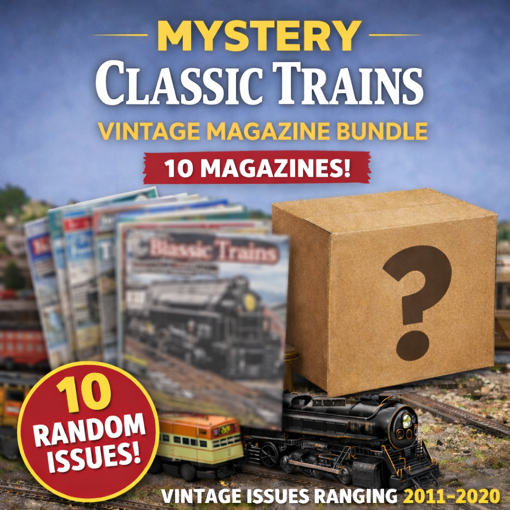 Mystery Classic Trains Vintage Magazine Bundle