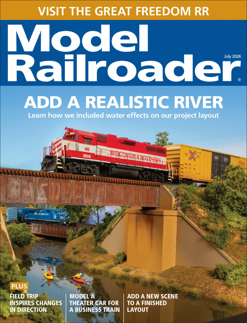 Model Railroader July 2026 (Pre-order)