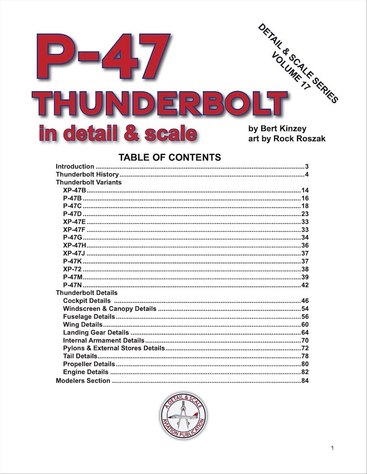 P-47 Thunderbolt in Detail & Scale