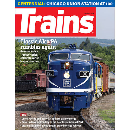 Trains october 2025 cover image