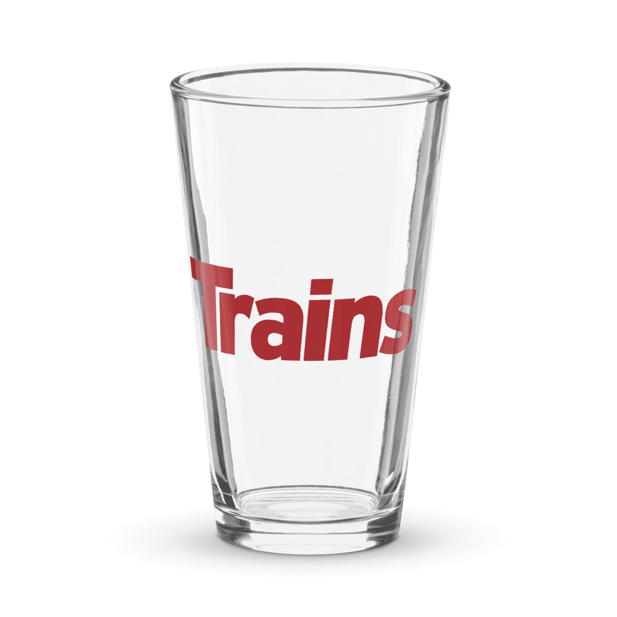 Trains Pint Glass