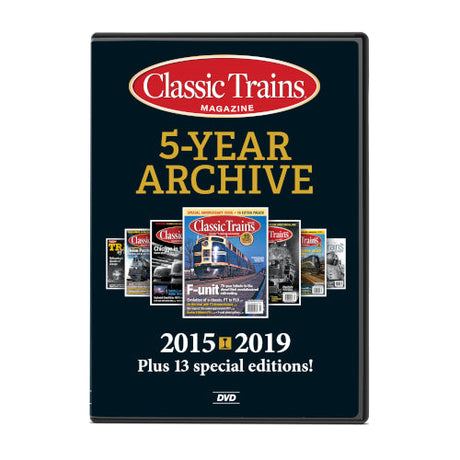 Classic Trains 5-Year Archive 2015-2019 DVD-ROM