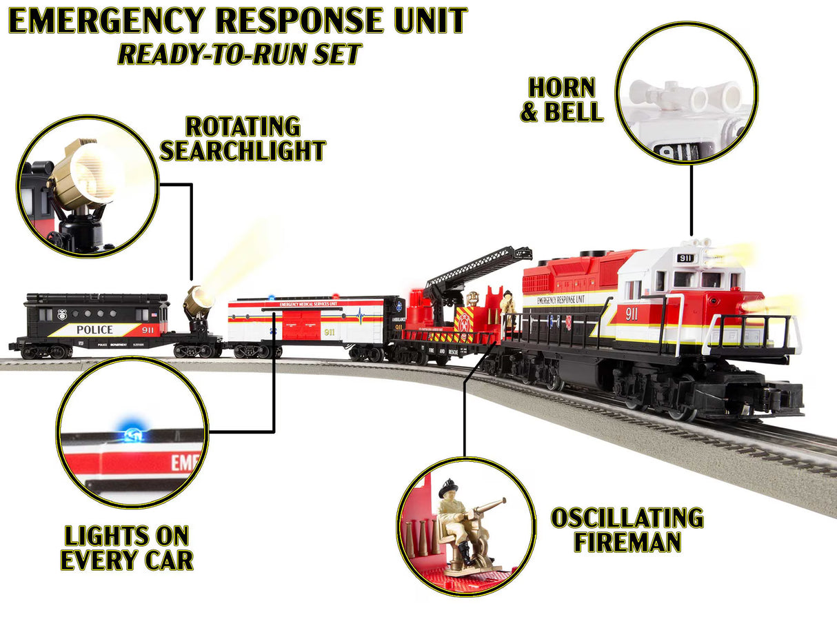 Lionel® First Responders LionChief Set with Bluetooth 5.0