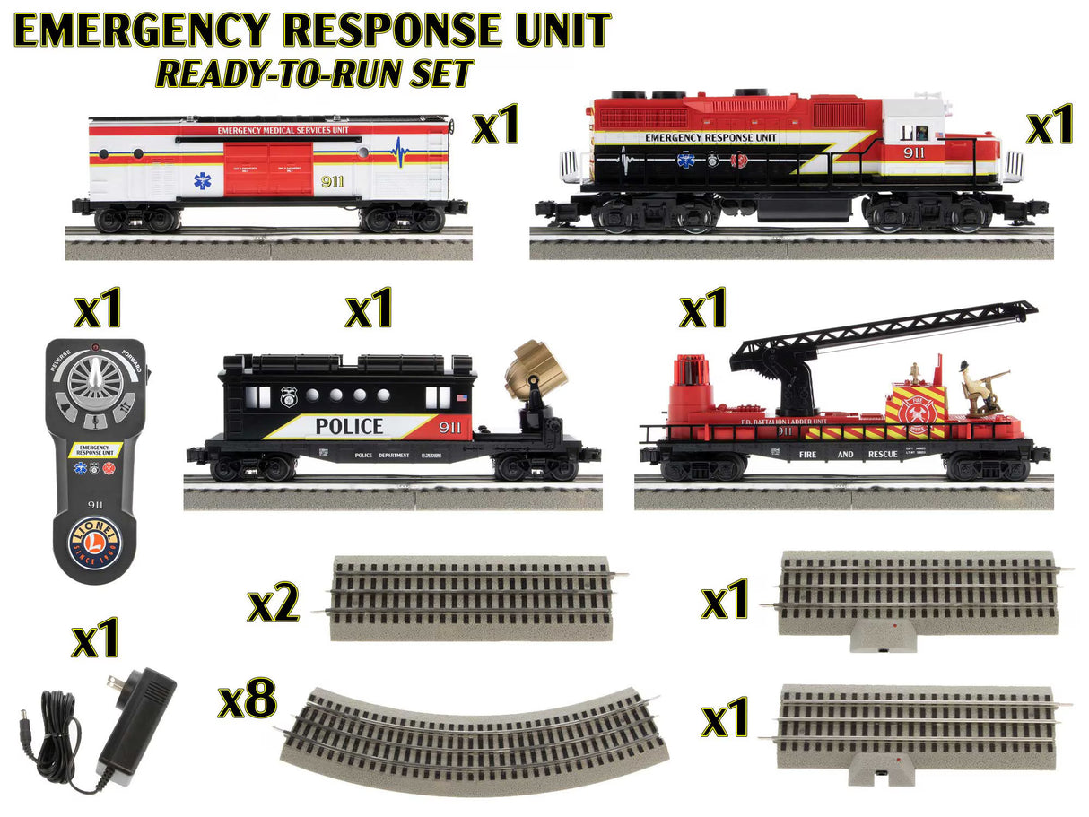 Lionel® First Responders LionChief Set with Bluetooth 5.0