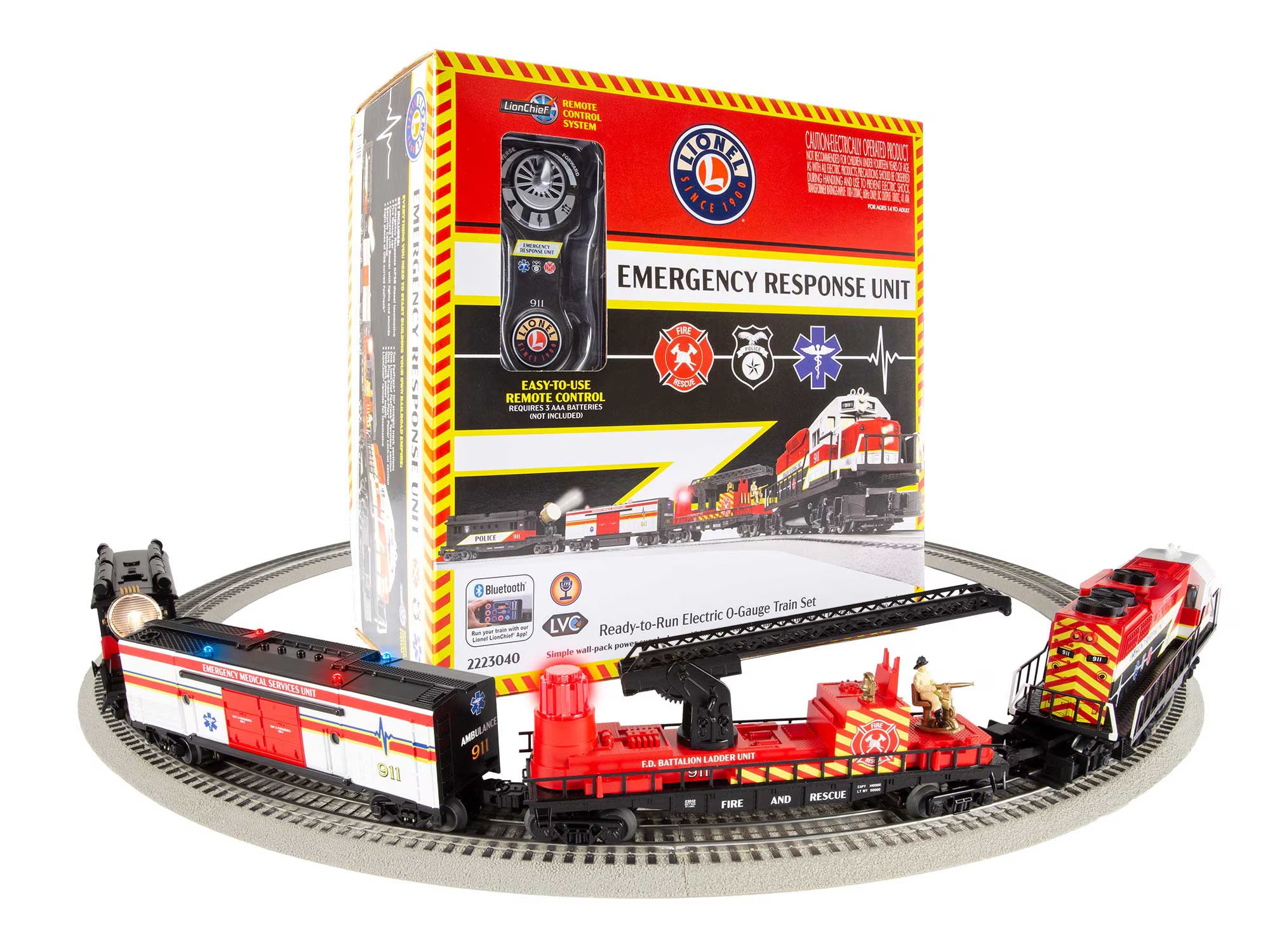 Lionel® First Responders LionChief Set with Bluetooth 5.0 – Trains