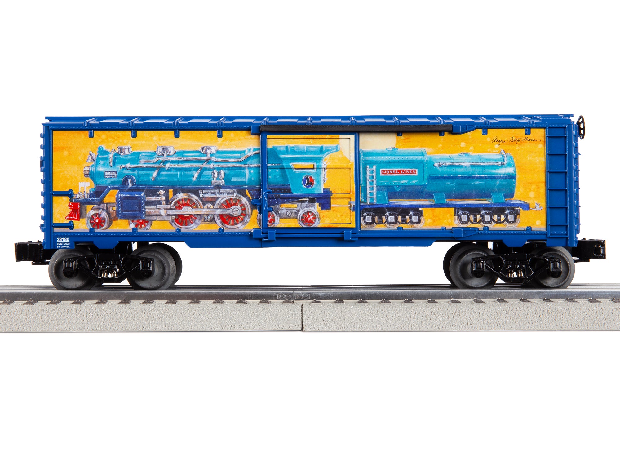 Lionel® Angela Trotta Thomas Blue Comet Boxcar – Trains.com Store