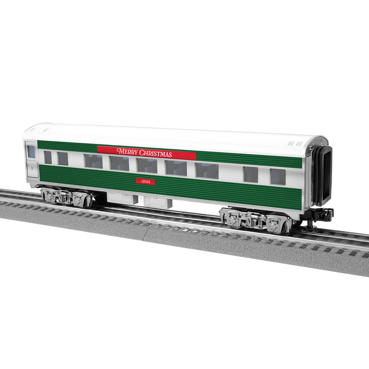 Lionel® Christmas Streamlined Passenger Coach #12024 – Trains.com Store