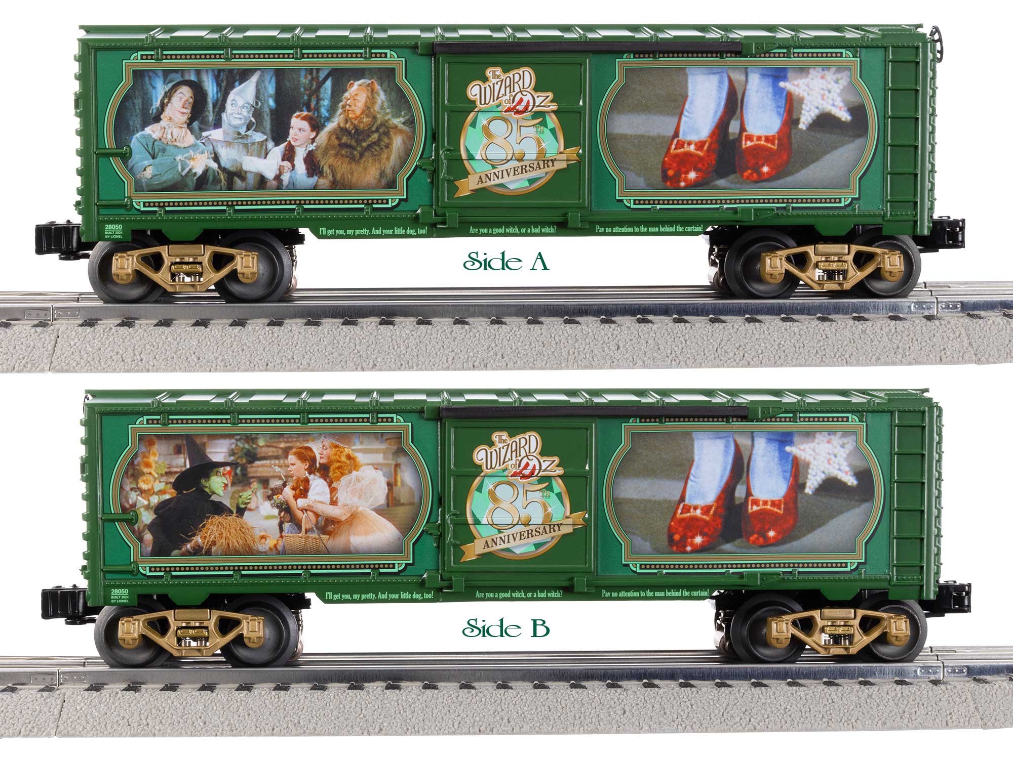 ユリカピ【美品】メトロ　マインドイレイザーと時の汽車セット Lionel® Wizard of Oz 85th Anniversary Illuminated Boxcar – Trains