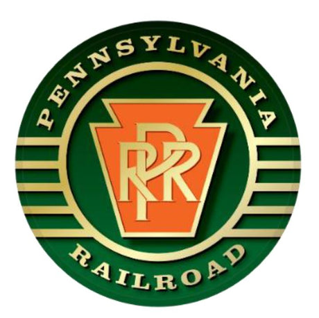 Pennsylvania Railroad Logo - Green Magnet