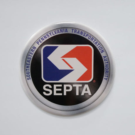 SEPTA - Silver & Black Magnet