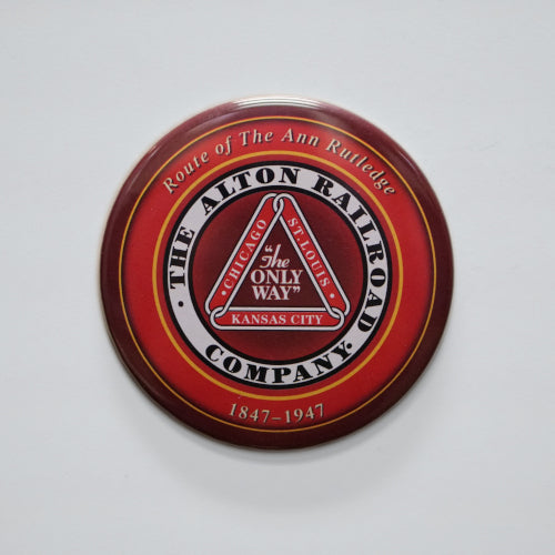 Chicago & Alton Railroad Magnet