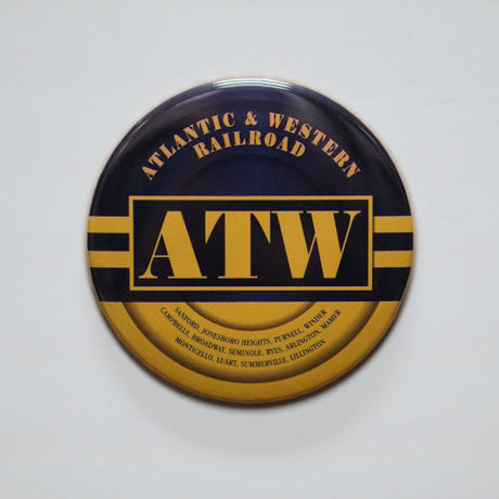 Atlantic & Western Railway Magnet