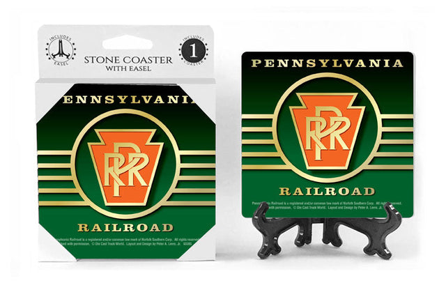 PRR Green Coaster