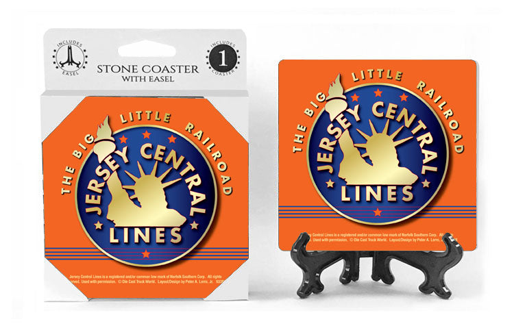 Jersey Central Orange Coaster