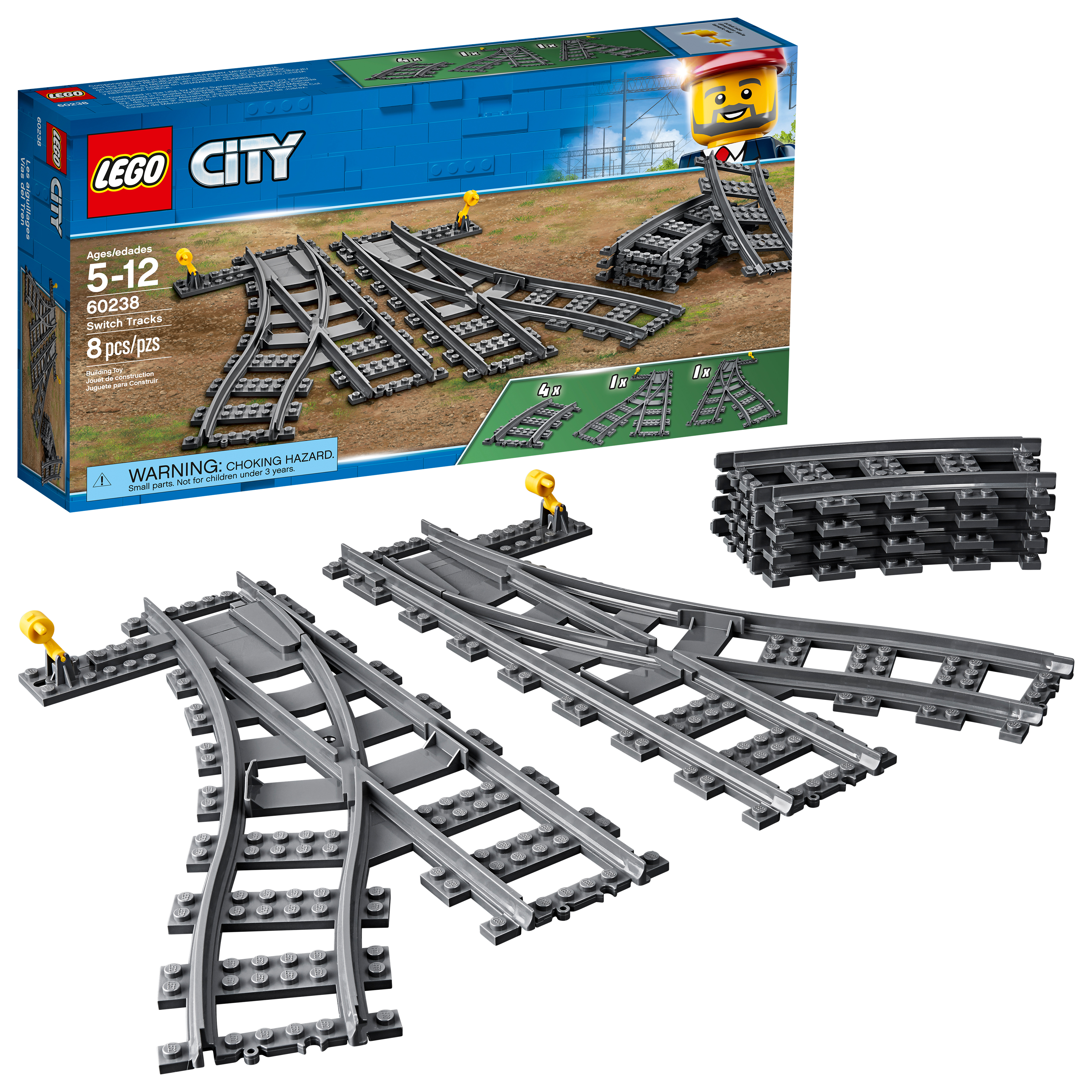 so LEGO Switch Tracks 60238 – Trains.com Store