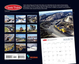 classic railroading calendar