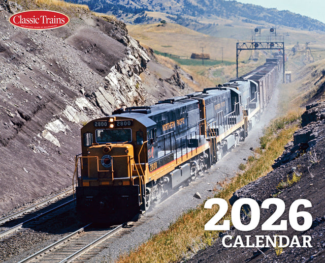 classic trains 2026 calendar