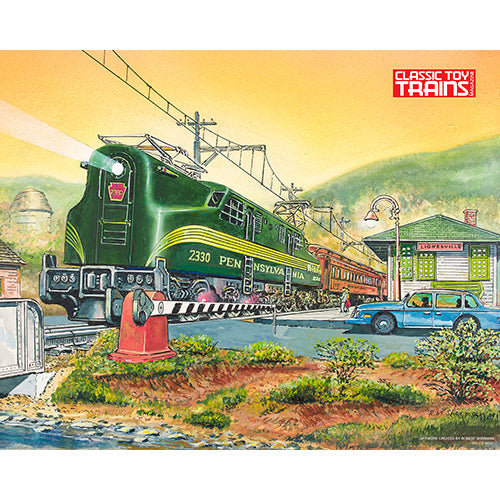 GG1 at Lionelville Station Print by Robert Sherman