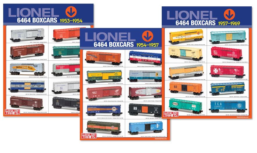 Lionel 6464 Boxcars Poster Set – Trains.com Store
