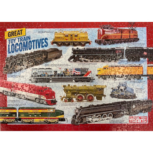 Great Toy Train Locomotives Puzzle