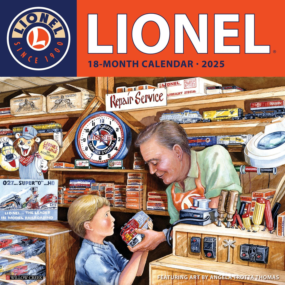 Lionel 2025 Wall Calendar