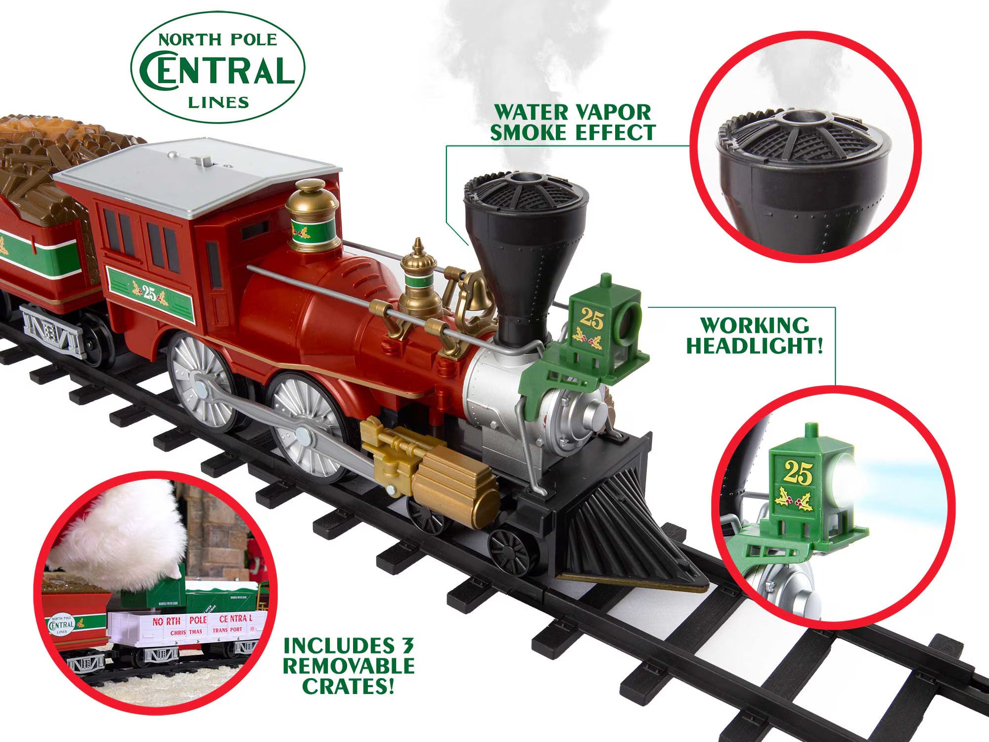 Lionel® North Pole Central Ready-To-Play Train Set with