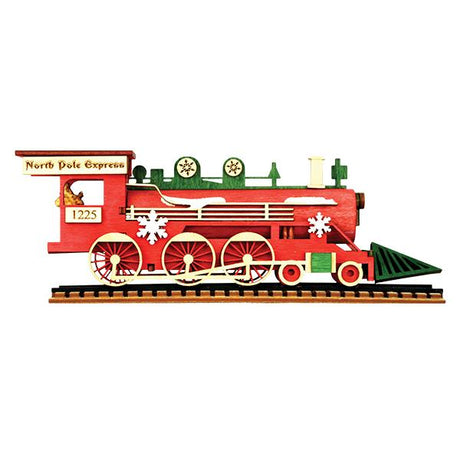 Santa's North Pole Express Engine Ornament