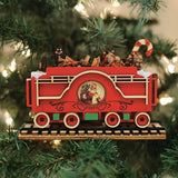 Santa's North Pole Express Tender Ornament