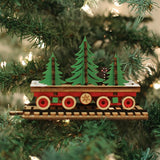 Santa's North Pole Express Flat Car Ornament
