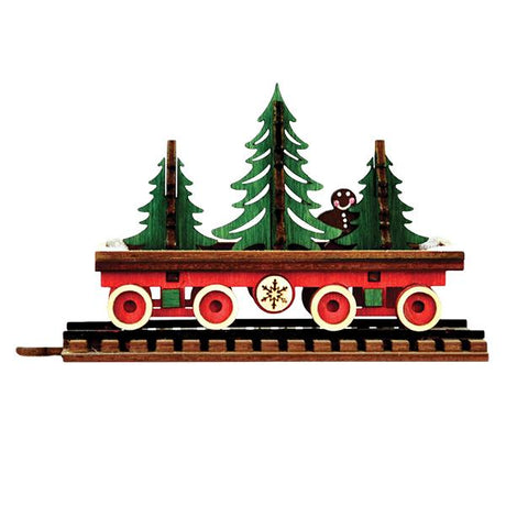 Santa's North Pole Express Flat Car Ornament