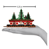 Santa's North Pole Express Flat Car Ornament