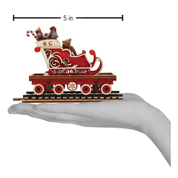 North Pole Express Sleigh Car Ornament – Trains.com Store