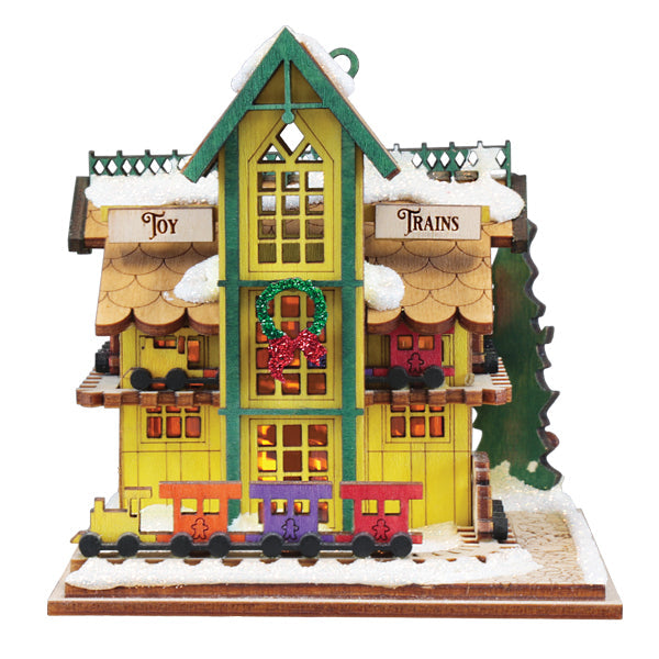 Toy Train Shop Ornament