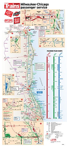 Milwaukee-Chicago Passenger Service Poster