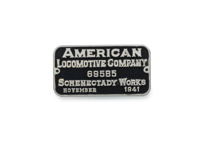 American Locomotive Builder's Plate Pin – Trains.com Store