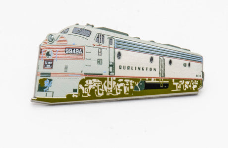 Burlington Route E8 Locomotive Pin