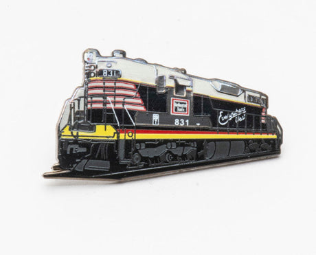 Burlington Route SD7 Locomotive Pin