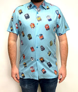 Train Noses Button Down Shirt