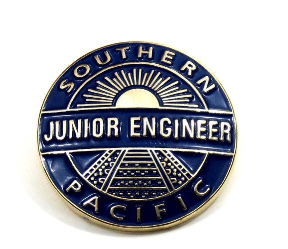 Train Engineer Pin Southern Pacific Junior Engineer Pin – Trains.com Store
